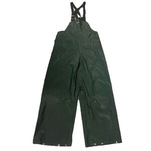 Carhartt PVC Rain MD Jacket And  LRG Overalls -Green Detachable Hood Work Shell